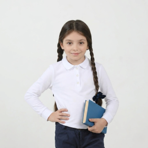 Աղջկա Երկարաթև Պոլո Շապիկ
