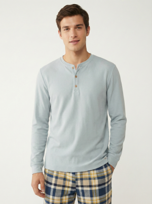 Տղամարդու Հավաքածու Շապիկ Վանդակավոր Տաբատով