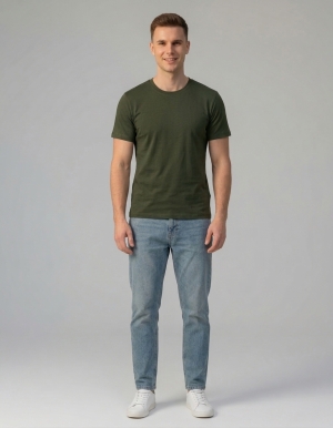 Extra Soft Cotton Crewneck T-Shirt